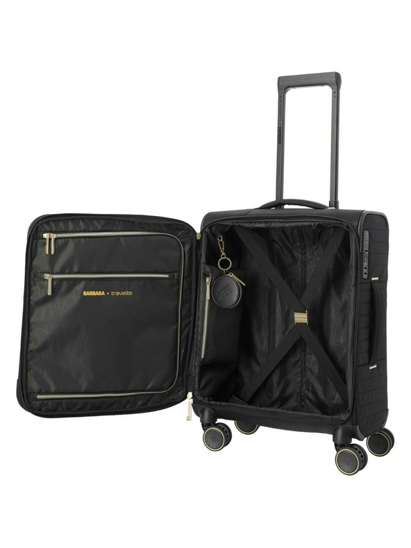 Travelite Travelite BARBARA Stepp S Black utazási bőrönd