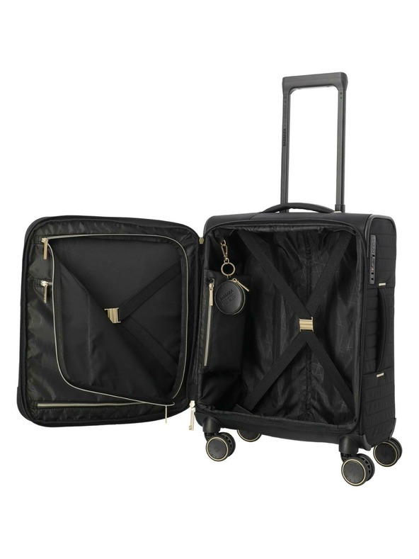 Travelite Travelite BARBARA Stepp S Black utazási bőrönd