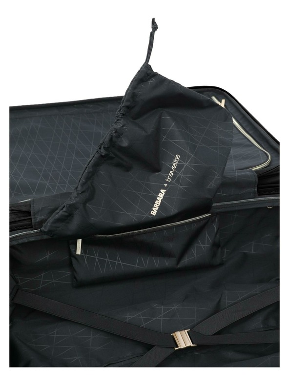 Travelite Travelite BARBARA Stepp S Black utazási bőrönd