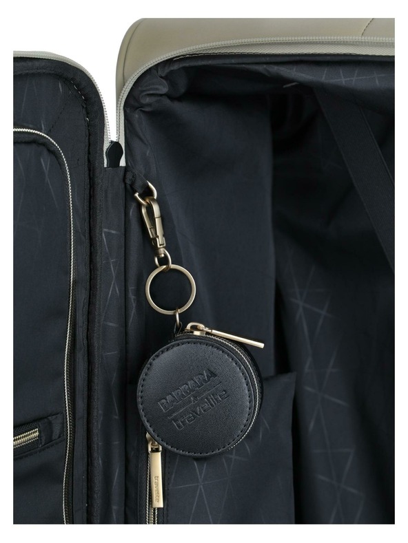 Travelite Travelite BARBARA Stepp S Satin nude utazási bőrönd