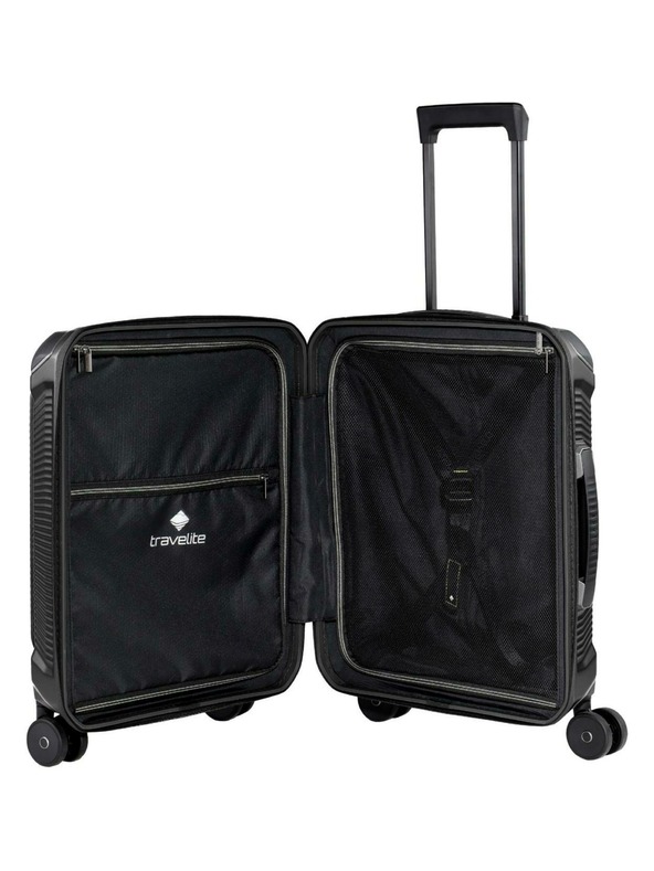 Travelite Travelite Millennium S Front pocket Black utazási bőrönd