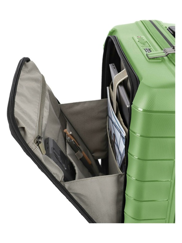 Travelite Utazási bőrönd szett Travelite Mooby S,M,L Front pocket Green
