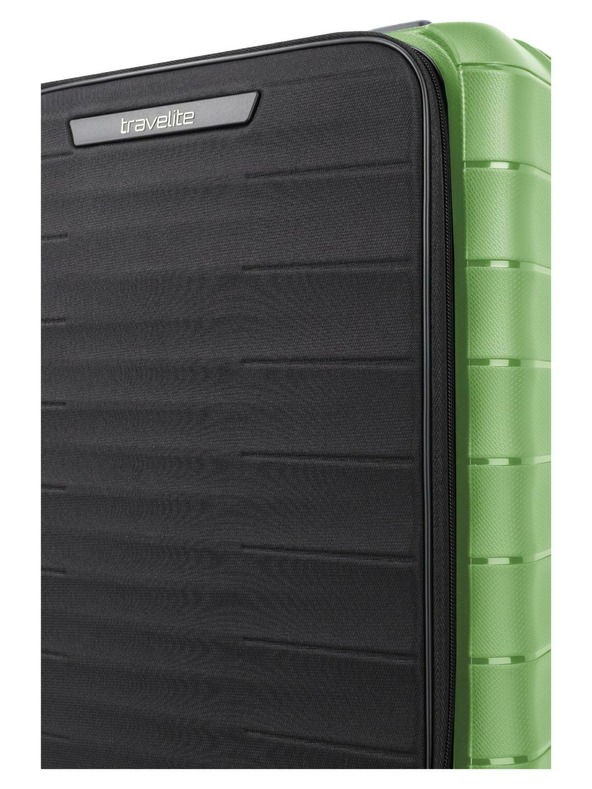 Travelite Utazási bőrönd szett Travelite Mooby S,M,L Front pocket Green
