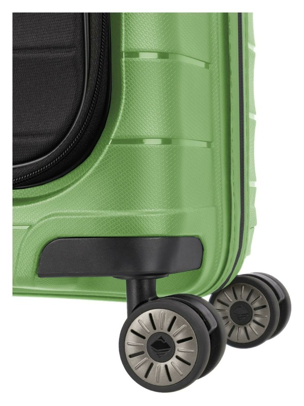 Travelite Utazási bőrönd szett Travelite Mooby S,M,L Front pocket Green