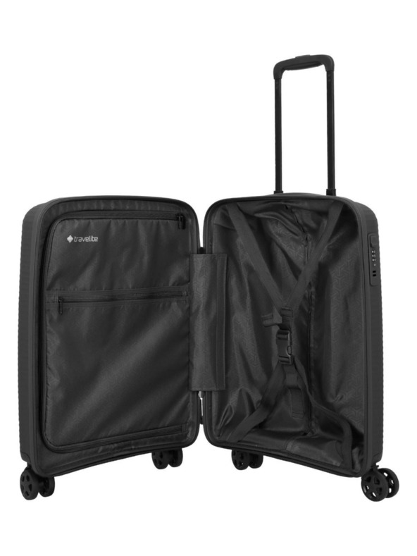Travelite Utazási bőrönd szett Travelite Air Stripe S,M,L Black