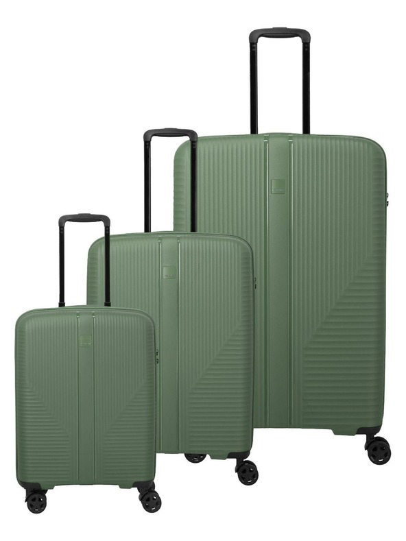 Travelite Utazási bőrönd szett Travelite Air Stripe S,M,L Green