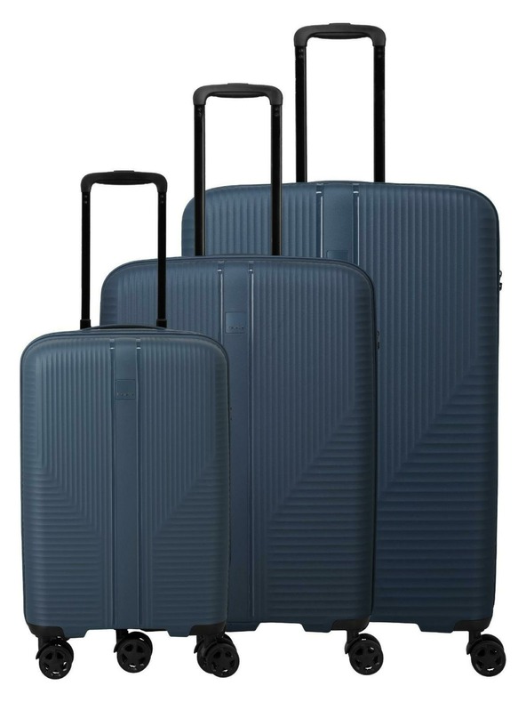 Travelite Utazási bőrönd szett Travelite Air Stripe S,M,L Slim Navy