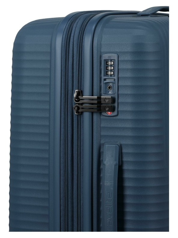 Travelite Utazási bőrönd szett Travelite Air Stripe S,M,L Slim Navy
