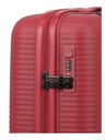 Travelite Utazási bőrönd szett Travelite Air Stripe S,M,L Red