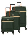 Travelite Utazási bőrönd szett Travelite Color Craze S,M,L Olive