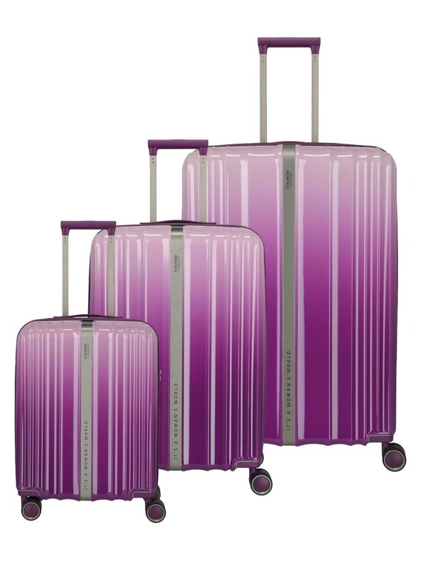 Travelite Utazási bőrönd szett Travelite Lascana Edition S,M,L Purple Degrade