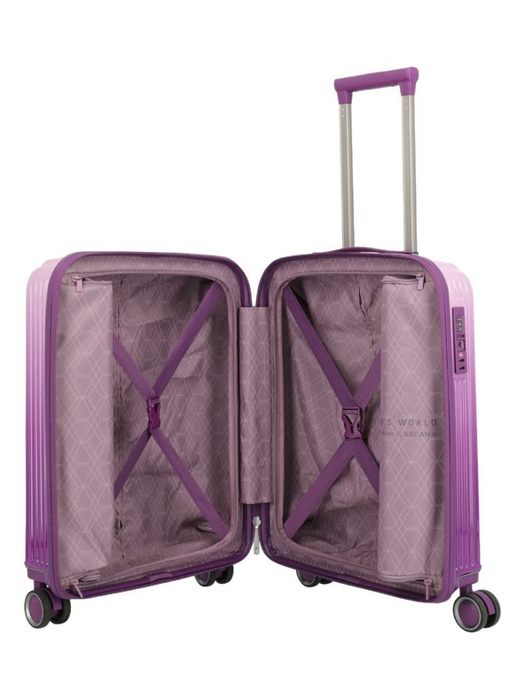 Travelite Utazási bőrönd szett Travelite Lascana Edition S,M,L Purple Degrade