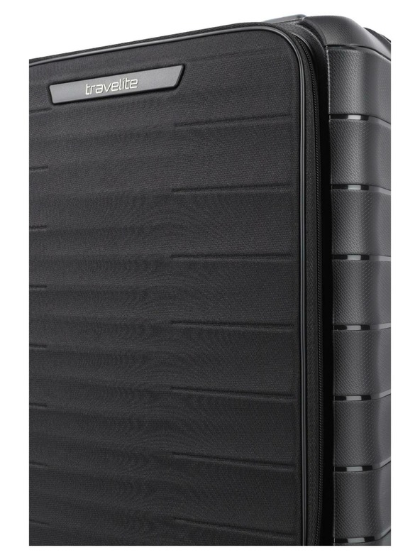 Travelite Utazási bőrönd szett Travelite Mooby S,M,L Front pocket Black