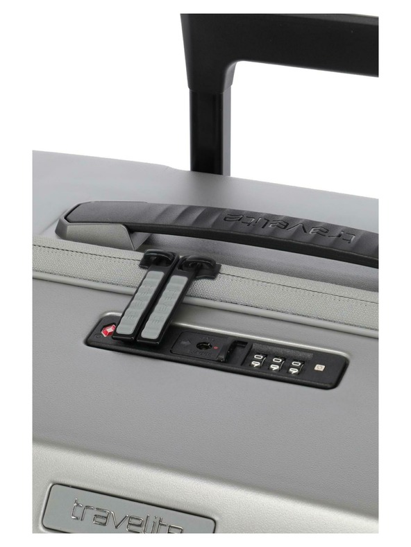 Travelite Utazási bőrönd Travelite Millennium M Silver