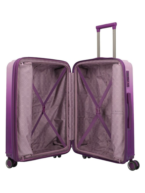 Travelite Utazási bőrönd Travelite Lascana Edition M Purple Degrade