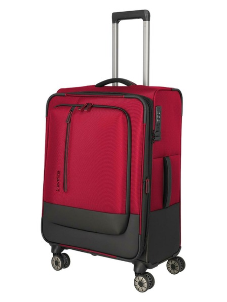 Travelite Utazási bőrönd Travelite Crosslite 5.0 M Red