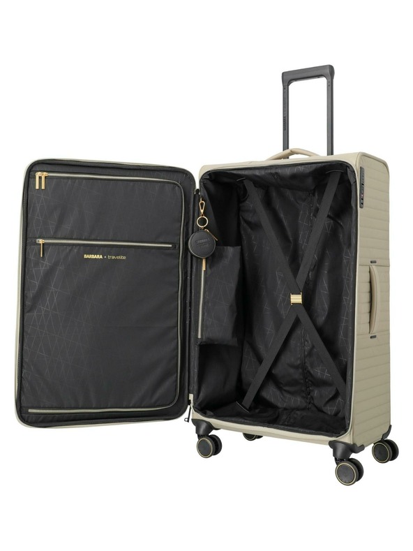 Travelite Travelite BARBARA Stepp L utazóbőrönd Satin nude