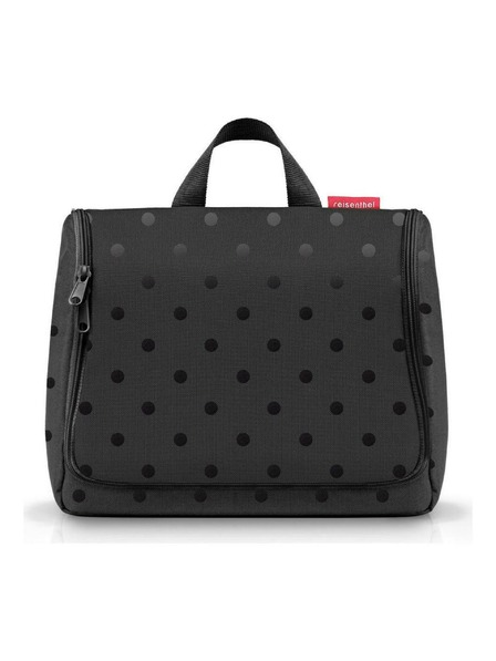 Reisenthel Reisenthel Toiletbag XL Glossy dots sminktas fekete