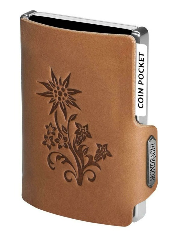 Mondraghi Pénztárca Mondraghi Silhouette Edelweiss Caramel