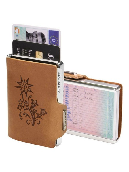 Mondraghi Pénztárca Mondraghi Silhouette Edelweiss Caramel