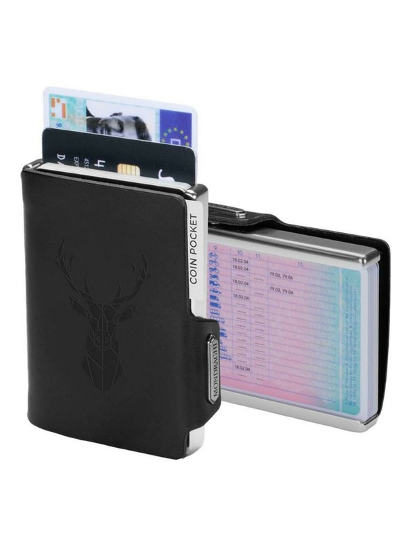 Mondraghi Pénztárca Mondraghi Silhouette Modern Deer Black