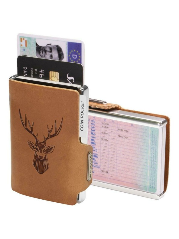 Mondraghi Pénztárca Mondraghi Silhouette Classic Deer Caramel