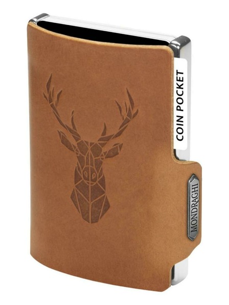 Mondraghi Pénztárca Mondraghi Silhouette Modern Deer Caramel