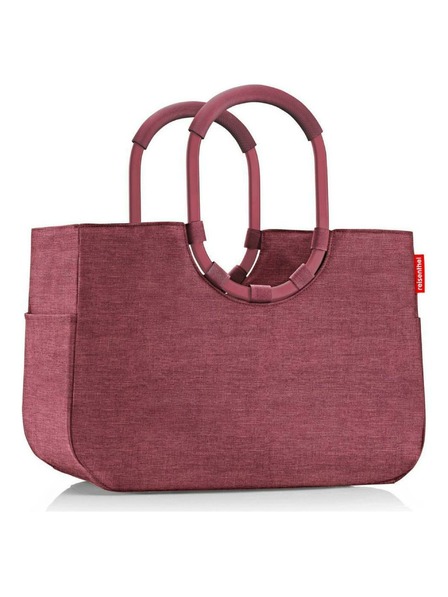 Reisenthel Reisenthel Loopshopper L Twist maroon kézitáska