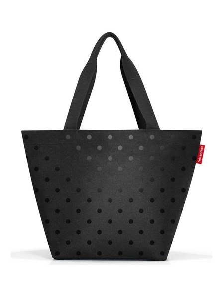 Reisenthel Reisenthel Shopper M Glossy dots black kézitáska