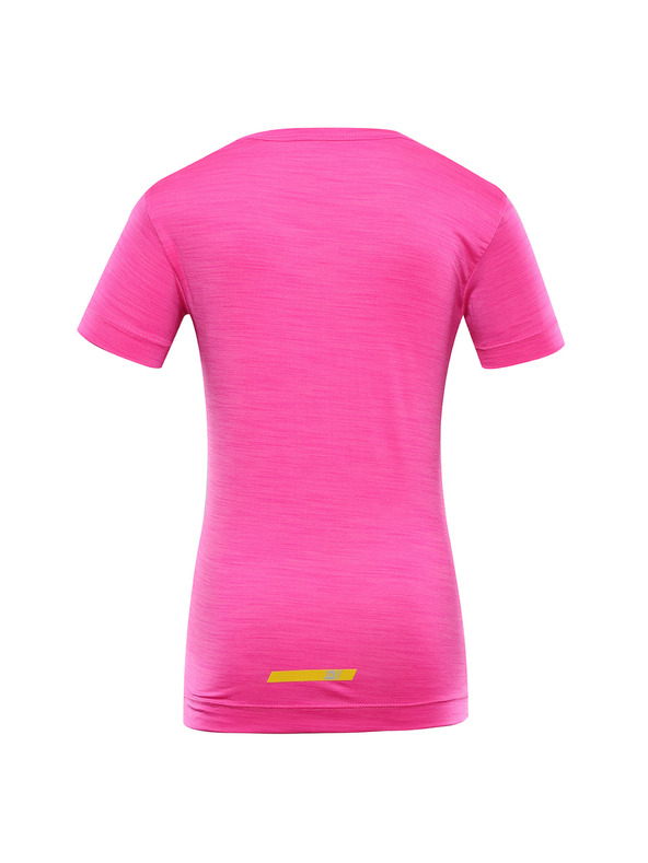 ALPINE PRO Gyermek gyorsan száradó póló ALPINE PRO BASIKO neon pink