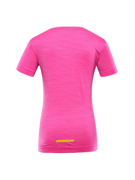 ALPINE PRO Gyermek gyorsan száradó póló ALPINE PRO BASIKO neon pink