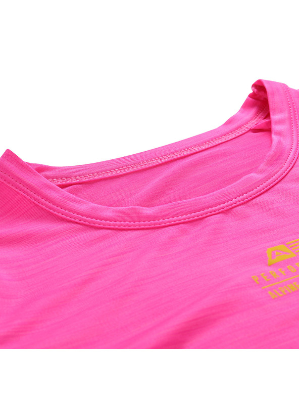 ALPINE PRO Gyermek gyorsan száradó póló ALPINE PRO BASIKO neon pink