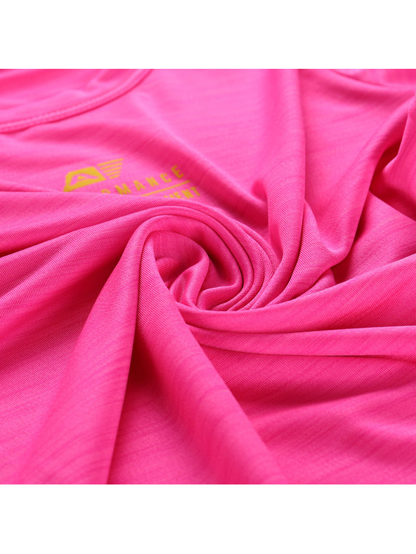 ALPINE PRO Gyermek gyorsan száradó póló ALPINE PRO BASIKO neon pink