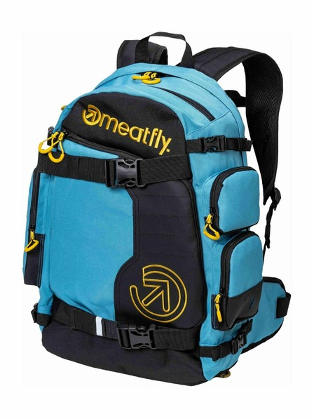 Meatfly Meatfly hátizsák Wanderer Sky Blue / Yellow 28 L