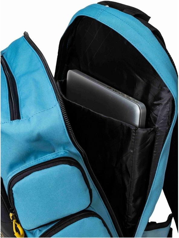 Meatfly Meatfly hátizsák Wanderer Sky Blue / Yellow 28 L