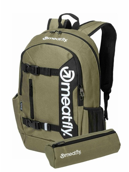 Meatfly Meatfly hátizsák Basejumper Olivine 22 L + TOLLTARTÓ INGYENES