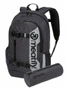 Meatfly Meatfly hátizsák Basejumper Charcoal Heather / Grey Heather 22 L