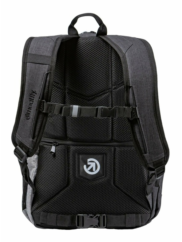 Meatfly Meatfly hátizsák Basejumper Charcoal Heather / Grey Heather 22 L