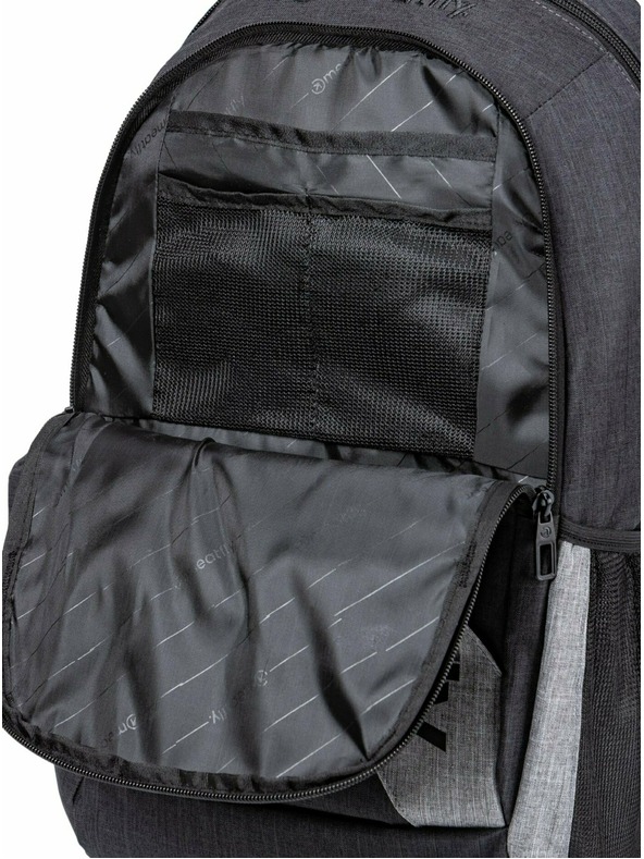 Meatfly Meatfly hátizsák Basejumper Charcoal Heather / Grey Heather 22 L
