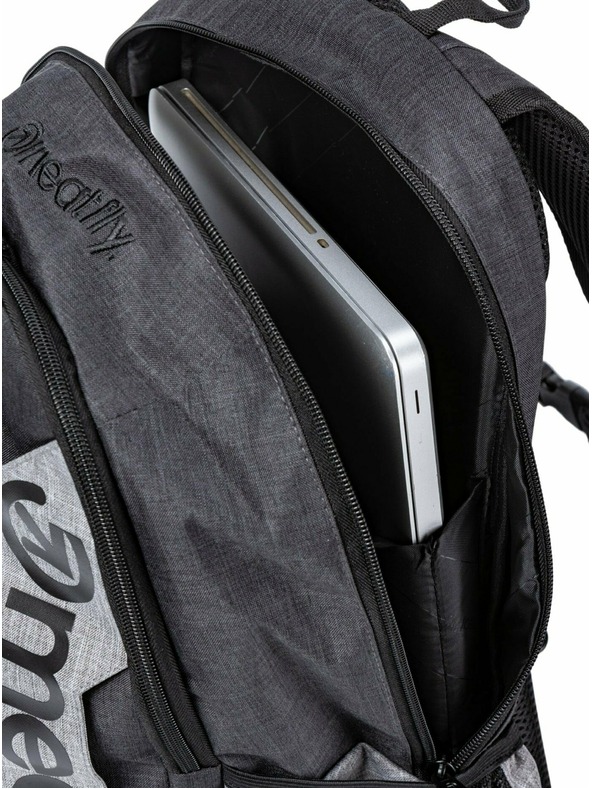 Meatfly Meatfly hátizsák Basejumper Charcoal Heather / Grey Heather 22 L