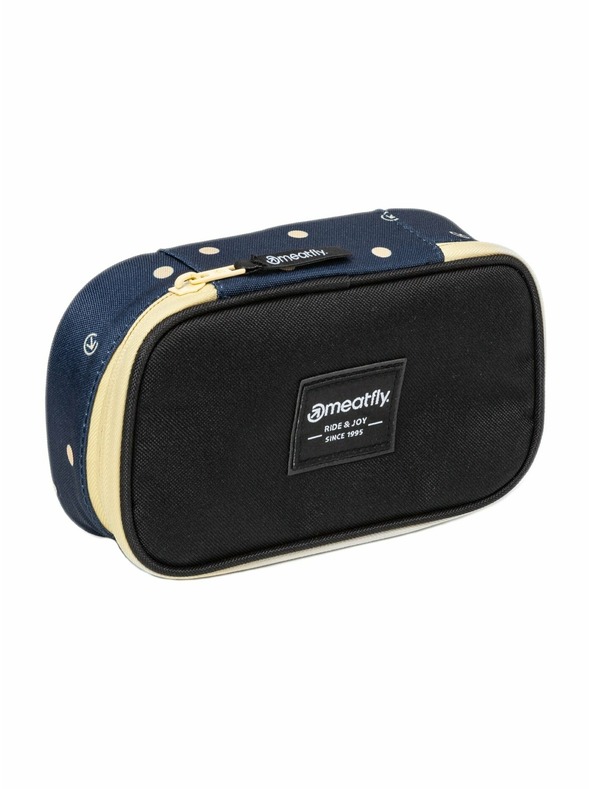 Meatfly Meatfly tolltartó XL Pencil Case Yellow Dots