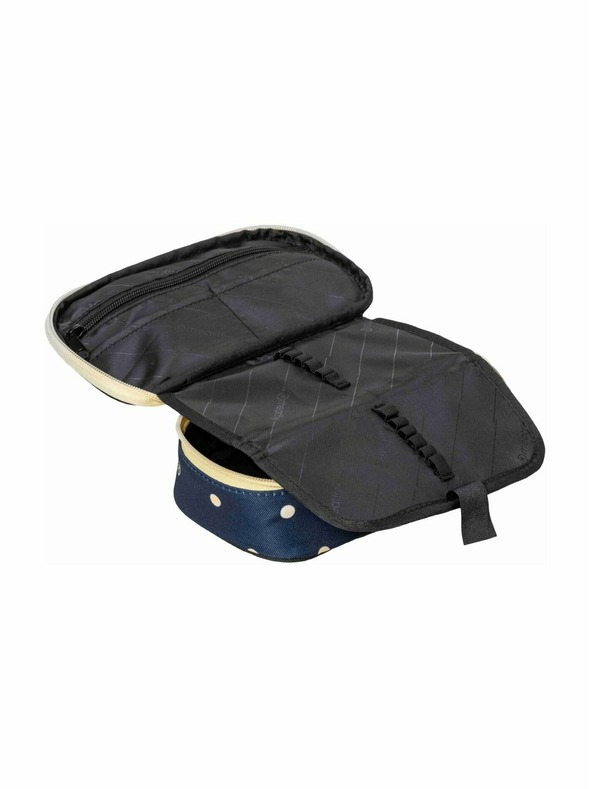 Meatfly Meatfly tolltartó XL Pencil Case Yellow Dots