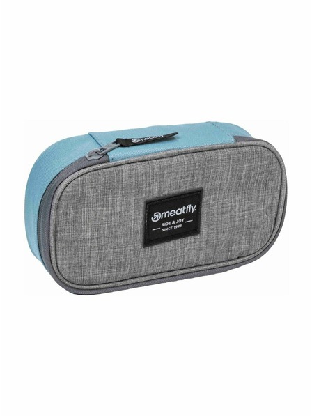 Meatfly Meatfly tolltartó XL Pencil Case Aqua / Grey