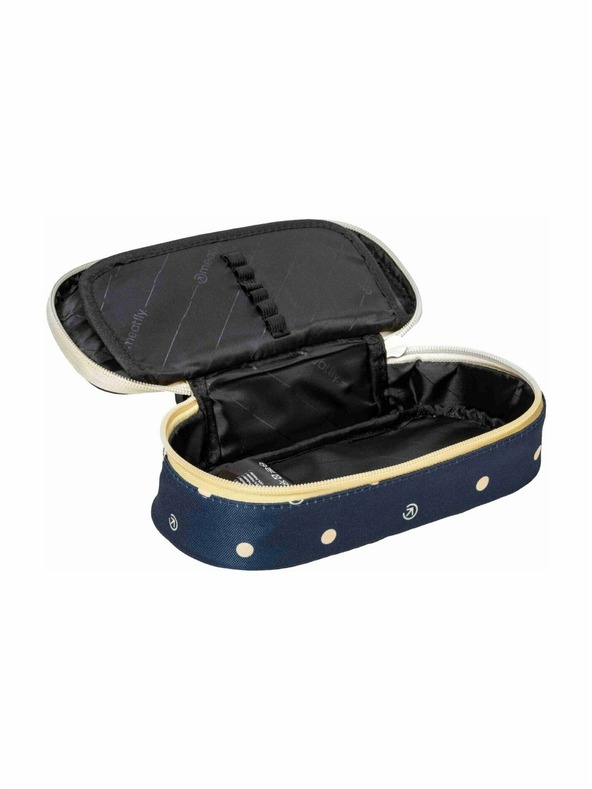 Meatfly Meatfly tolltartó Pencil Case Yellow Dots