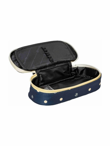 Meatfly Meatfly tolltartó Pencil Case Yellow Dots