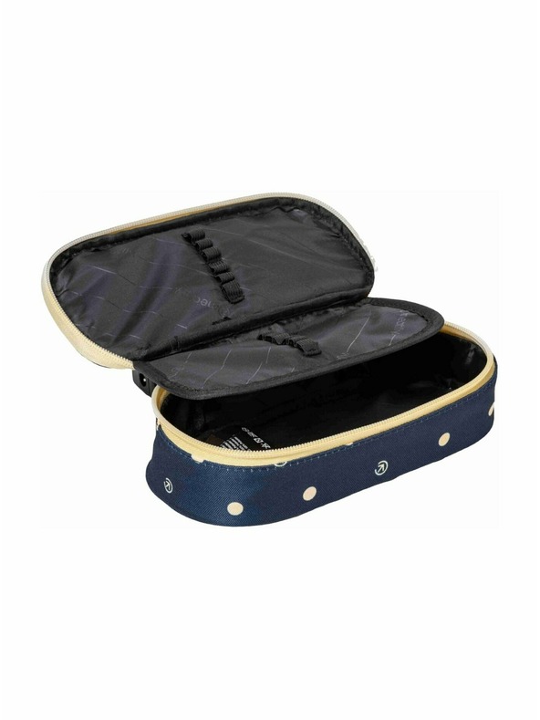 Meatfly Meatfly tolltartó Pencil Case Yellow Dots