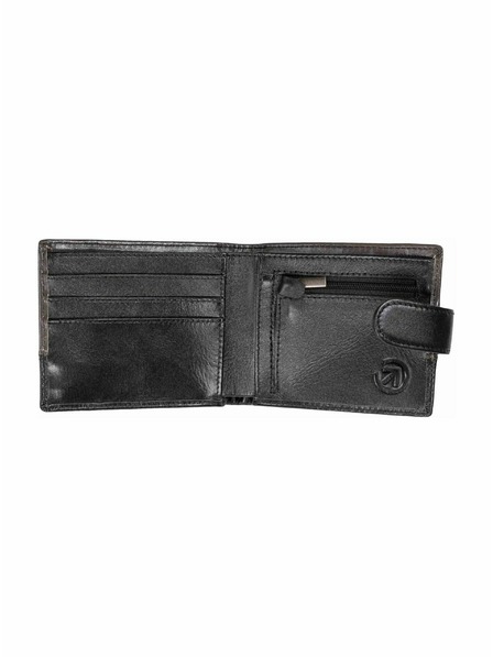 Meatfly Meatfly bőr pénztárca Nathan Premium Grey