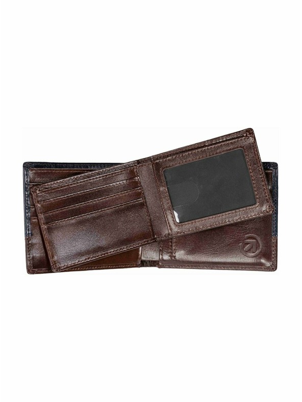 Meatfly Meatfly bőr pénztárca Eddie Premium Navy / Brown