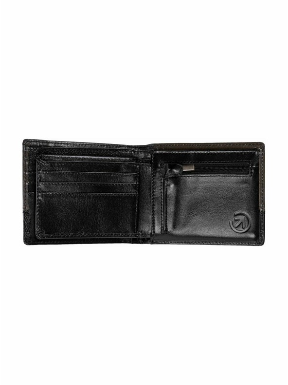 Meatfly Meatfly bőr pénztárca Eddie Premium Grey