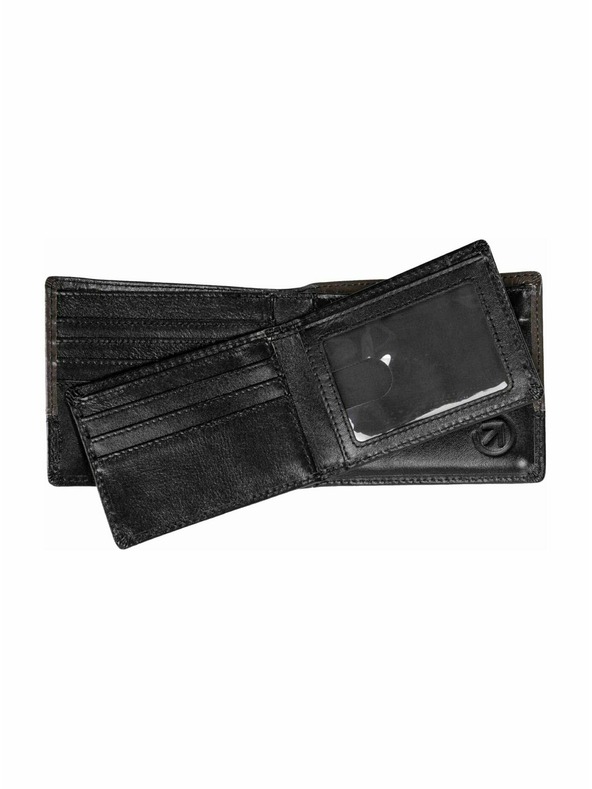 Meatfly Meatfly bőr pénztárca Eddie Premium Grey